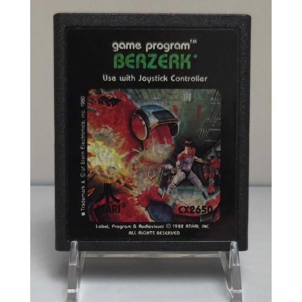 Crystal Castles & Berzerk - Atari 2600 Cartridge Bundle - Tested & Working!
